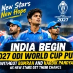 India’s World Cup build-up starts with two big names missing