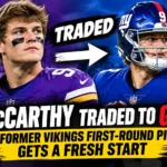 J.J. McCarthy Traded to Giants as Former Vikings First-Round Pick Gets a Fresh Start