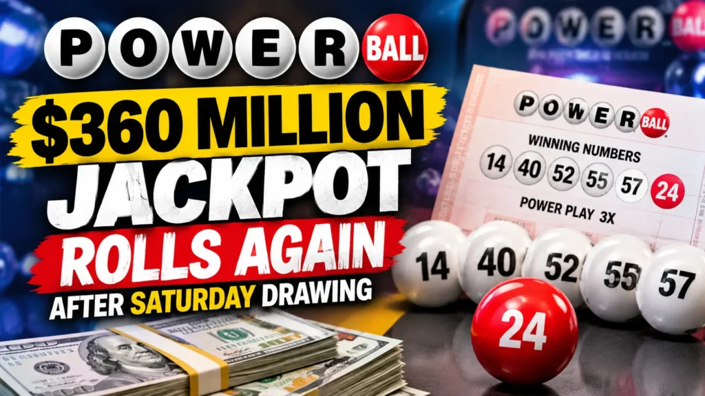 Powerball Winning Numbers for September 27 $360 Million Jackpot Rolls Again After Saturday Drawing