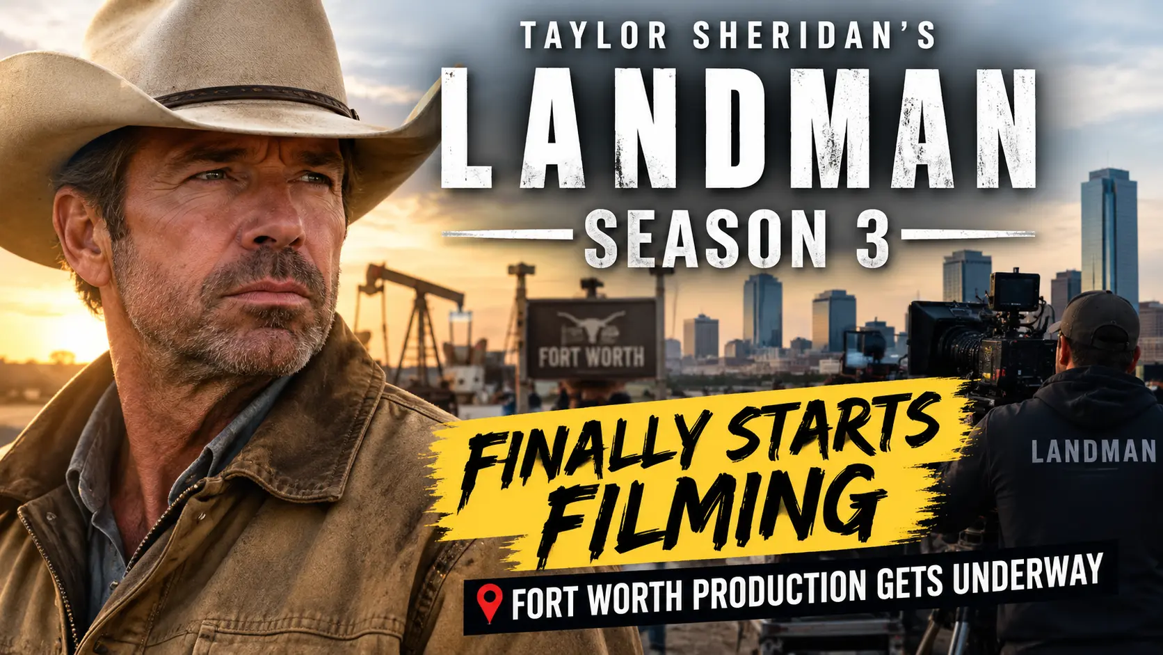 Taylor Sheridan’s Landman Season 3 Finally Starts Filming in Fort Worth