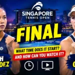 Leylah Fernandez vs Talia Gibson is set for a fascinating Singapore Open final!