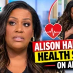 Alison Hammond on the This Morning set during a live broadcast after a reported heart-related health scare.
