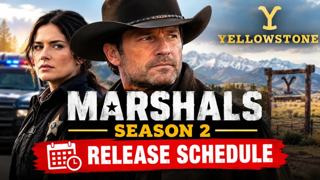Marshals Season 2 release schedule showing when new episodes of the Yellowstone spinoff will arrive.